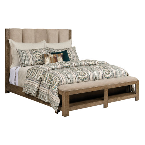 Farmhouse & Rustic Upholstered Beds | Birch Lane